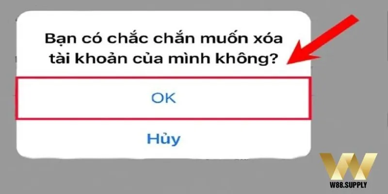 Cách thức xóa tài khoản bằng Chat trực tuyến