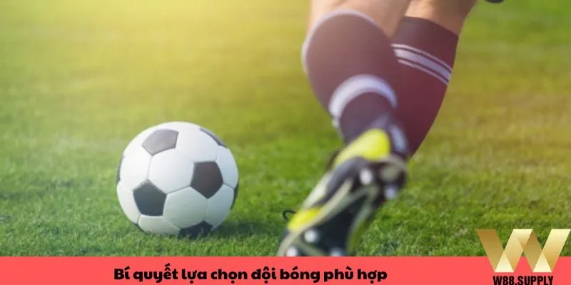 Bí quyết lựa chọn đội bóng phù hợp