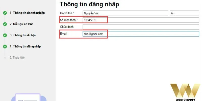 Vấn đề nhập sai tên và mật khẩu